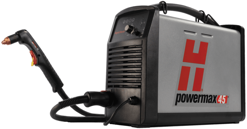 Powermax 45xp da Hypertherm, corte plasma portátil.