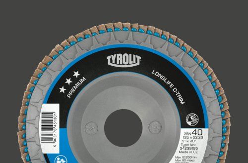 foto do produto disco flap tyrolit linha premium