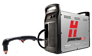 Oferecendo o máximo de potência e desempenho para plasma a ar, o sistema a plasma Powermax125® corta maiores espessuras com mais velocidade.